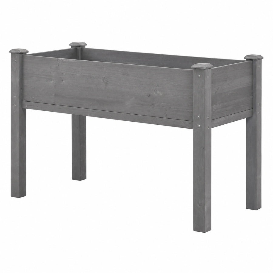 Jardinera Elevada para Exterior 90x40x80 cm Gris