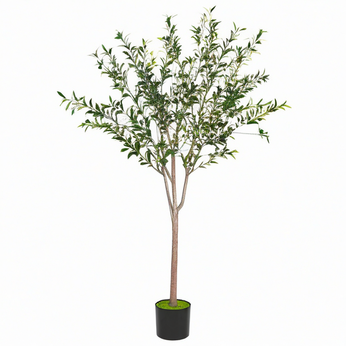 Árbol de Olivo Artificial 180 cm Verde con Maceta