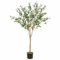 ¨¢rbol de Olivo Artificial 180 cm Verde con Maceta