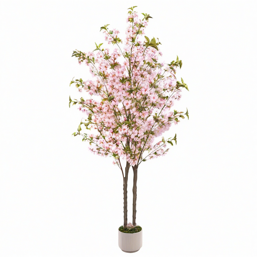 Árbol Artificial Sakura 180cm Rosa con Maceta