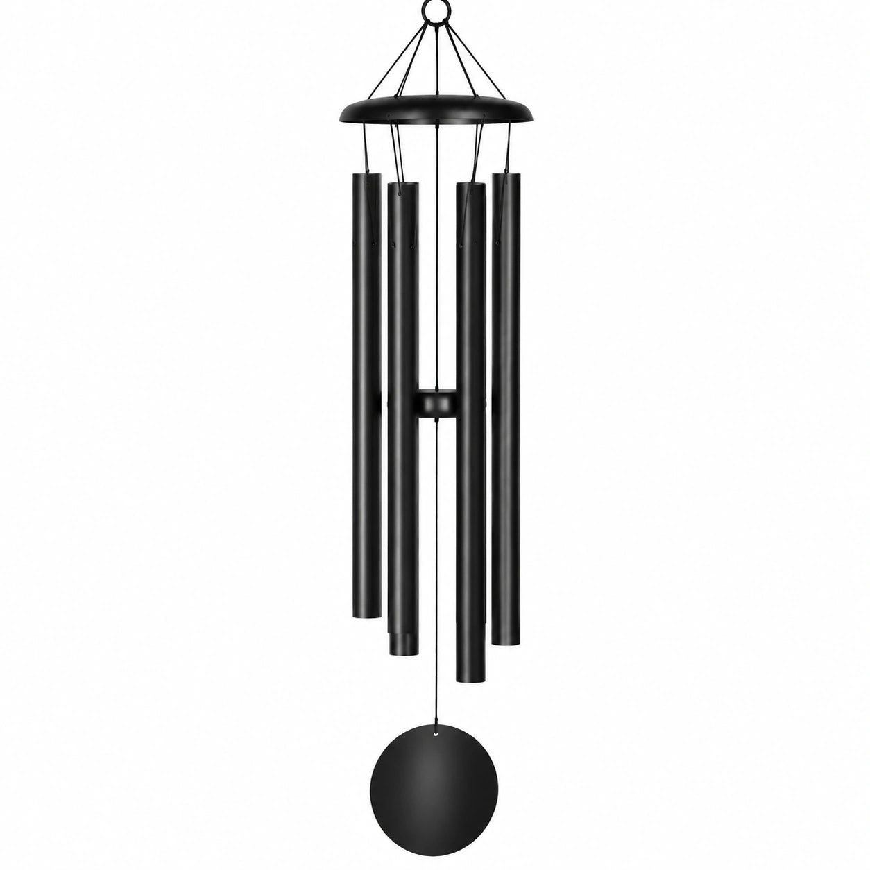 Campanas de Viento Negras para Jard¨ªn Exterior