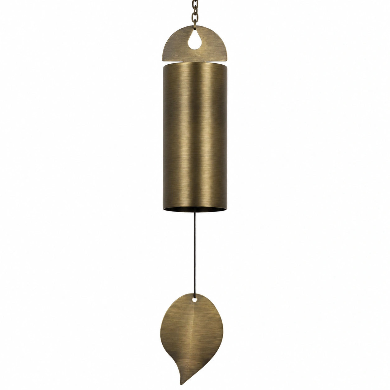 Campana de Viento Cil¨ªndrica de Bronce para Exterior e Interior