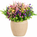 Arreglo Floral Artificial de Colores Brillantes en Maceta