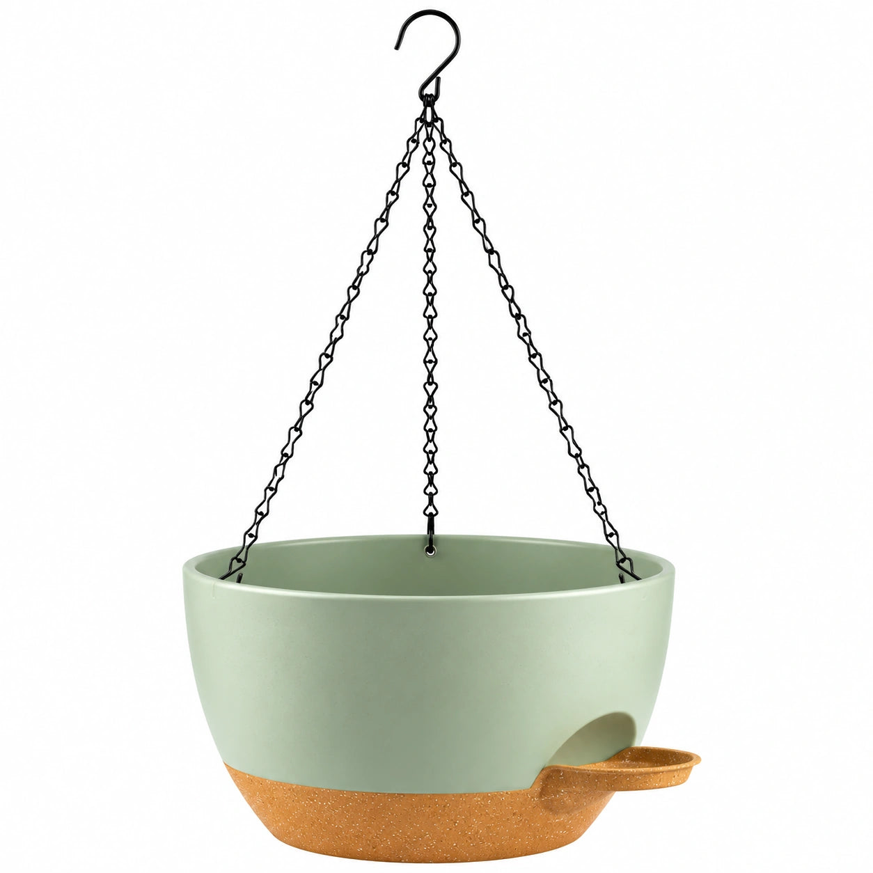 Maceta Colgante Verde y Marr¨®n 25 cm